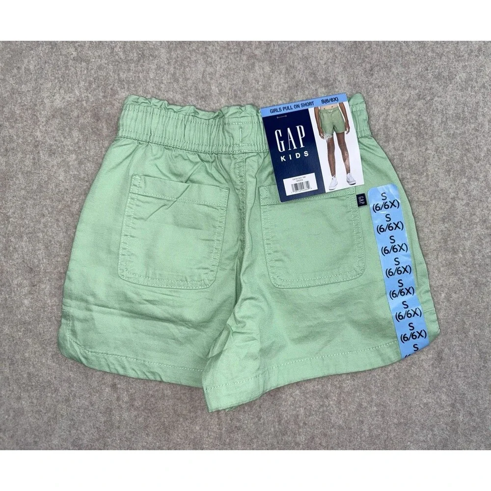 GAP Kids Girls Green Pull-On Shorts Size S(6/6X) NWT